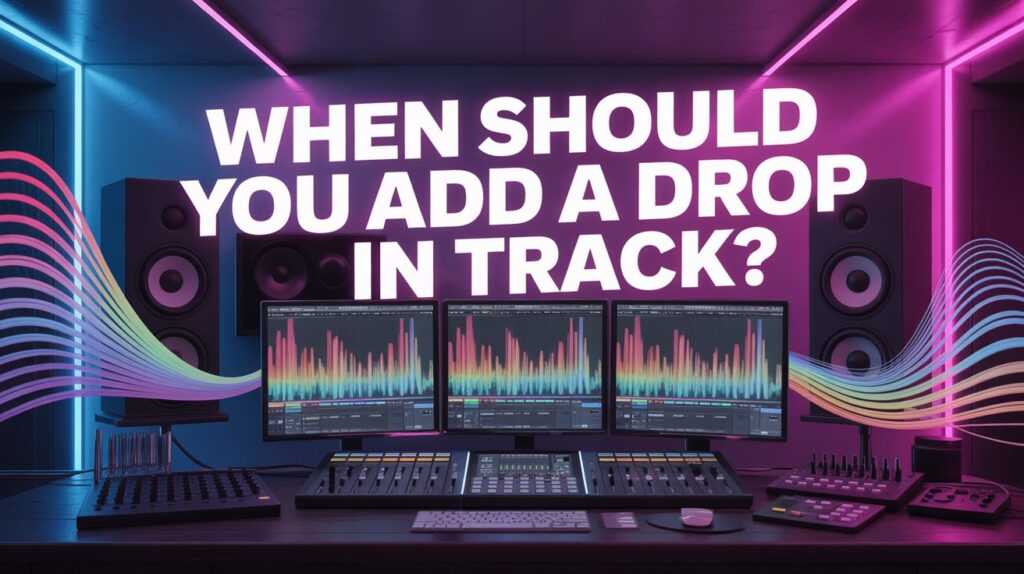When Should You Add a Drop in a Track?