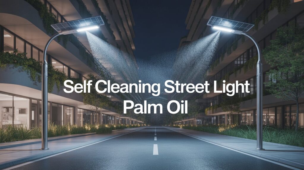 Self Cleaning Street Light Palm Oil