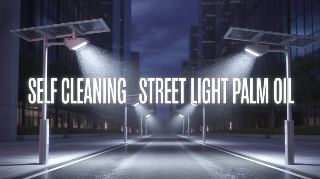 Self Cleaning Street Light Palm Oil