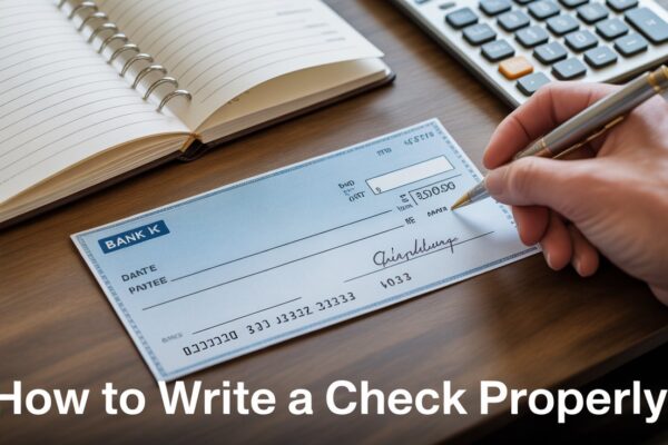 How to Write a Check Properly