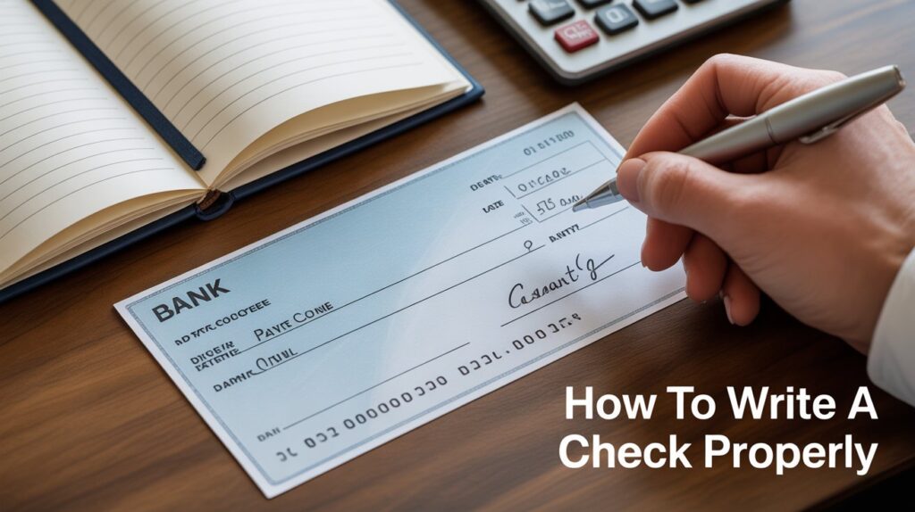 How to Write a Check Properly