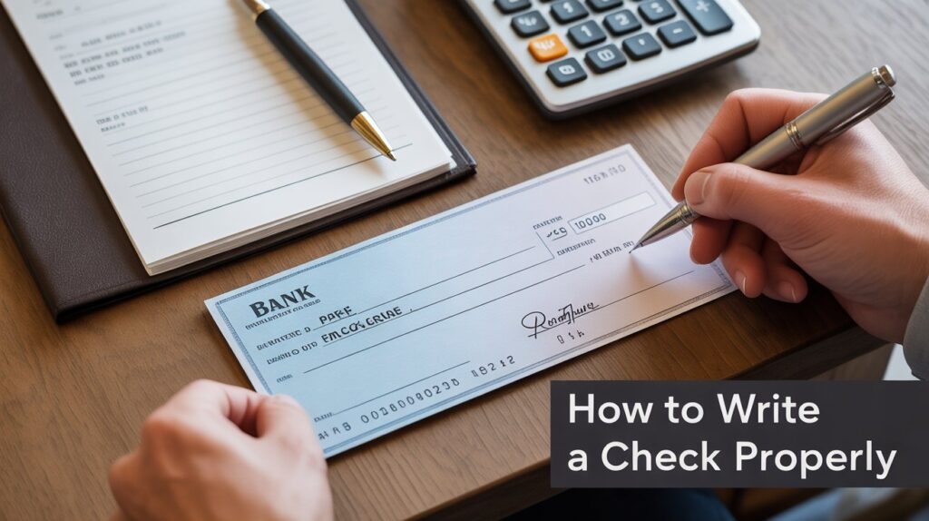 How to Write a Check Properly