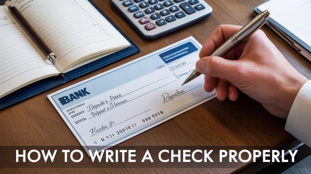 How to Write a Check Properly