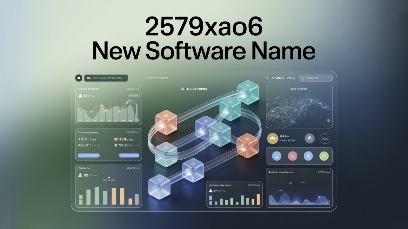 2579xao6 New Software Name