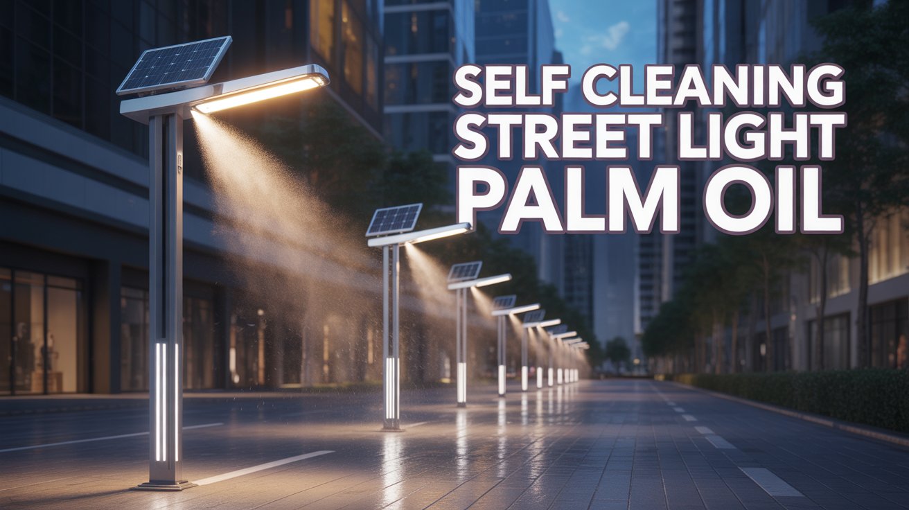 Self Cleaning Street Light Palm Oil