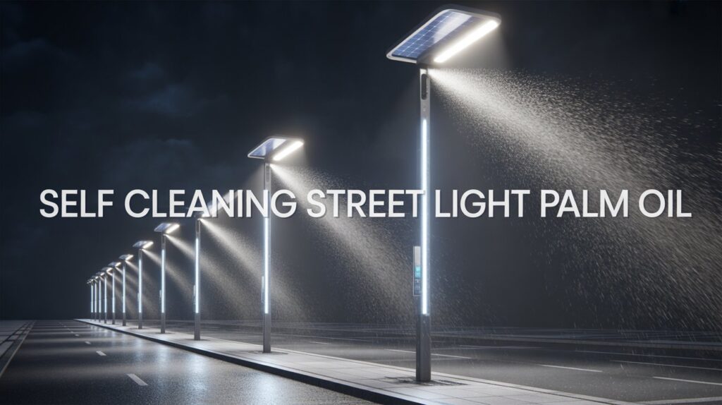 Self Cleaning Street Light Palm Oil